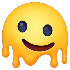 🫠 Schmelzendes Gesicht Emoji auf Facebook