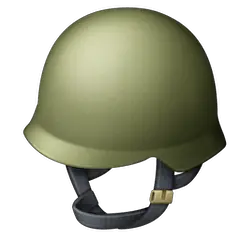 Военный шлем Эмодзи на Facebook