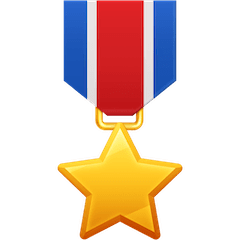 Medalla militar Emoji Facebook