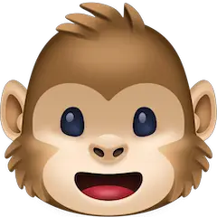 🐵 Cara de mono Emoji en Facebook