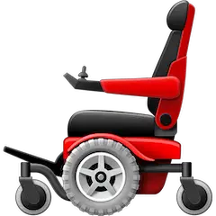Motorized Wheelchair Emoji on Facebook
