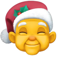 🧑‍🎄 Papá Noel del género neutral Emoji en Facebook