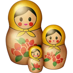 Nesting Dolls Emoji on Facebook