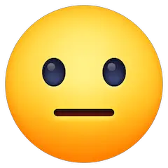😐 Neutrales Gesicht Emoji auf Facebook