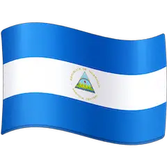 Flagge von Nicaragua on Facebook