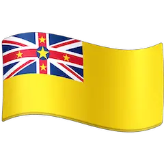 🇳🇺 Flagge von Niue Emoji auf Facebook