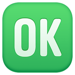 🆗 OK Button Emoji on Facebook