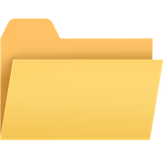 Open File Folder Emoji on Facebook