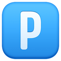 Symbole de parking Émoji Facebook
