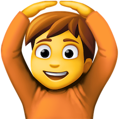 🙆 Pessoa a fazer o gesto de OK Emoji nos Facebook
