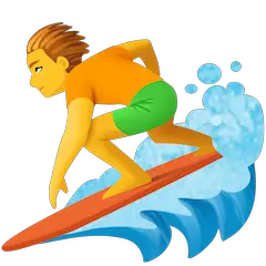 Surfer(in) Emoji Facebook