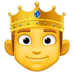 🫅 Person With Crown Emoji on Facebook