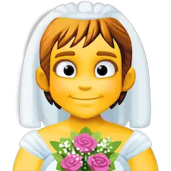 👰 Braut Emoji auf Facebook