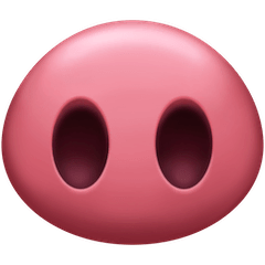 Pig Nose Emoji on Facebook
