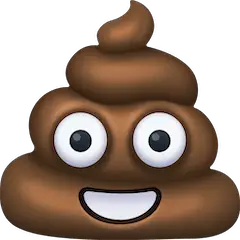Pile of Poo Emoji on Facebook