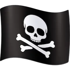 🏴‍☠️ Bandera pirata Emoji en Facebook