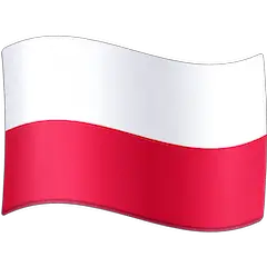 Drapeau de la Pologne Émoji Facebook