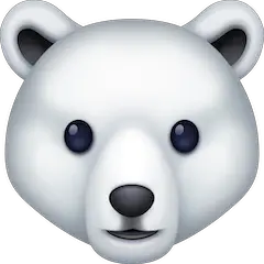 Urso Polar Emoji Facebook