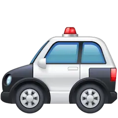 🚓 Police Car Emoji on Facebook