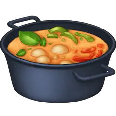 🍲 Pot of Food Emoji on Facebook