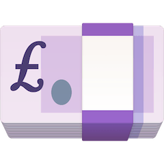 Billetes de libra Emoji Facebook