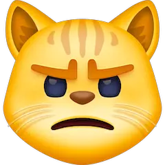 😾 Pouting Cat Emoji — Dictionary of Emoji, Copy & Paste