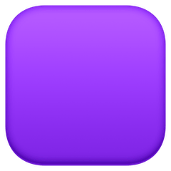 Purple Square Emoji on Facebook