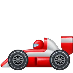 Racing Car Emoji on Facebook