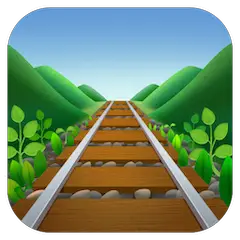 Railway Track Emoji on Facebook
