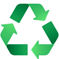 Recycling Symbol on Facebook