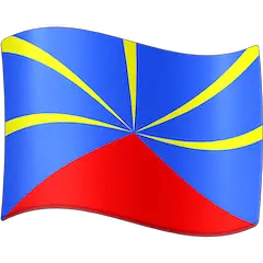 Flagge von Réunion on Facebook