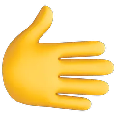 🫱 Nach rechts weisende Hand Emoji auf Facebook