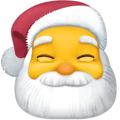 Santa Claus Emoji on Facebook