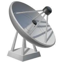 Спутниковая антенна Эмодзи на Facebook