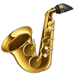 Saxophone Emoji on Facebook