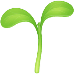 🌱 Planta de semillero Emoji en Facebook