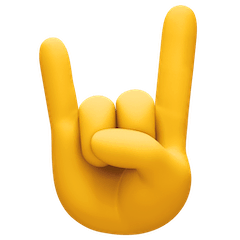 🤘 Sign of the Horns Emoji on Facebook