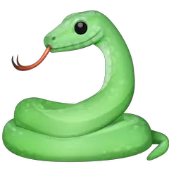 Змея Эмодзи на Facebook