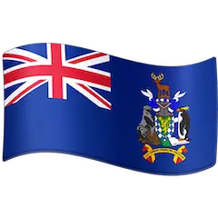 🇬🇸 Bendera Georgia Selatan & Kepulauan Sandwich Selatan Emoji Di Facebook