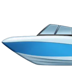 Скоростная лодка Эмодзи на Facebook