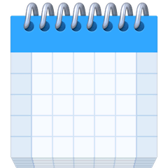 🗓️ Calendario a spirale Emoji su Facebook