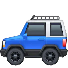 Sport Utility Vehicle Emoji on Facebook