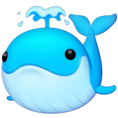 🐳 Balena che spruzza acqua Emoji su Facebook