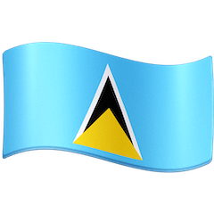 Flagge von Saint Lucia Emoji Facebook
