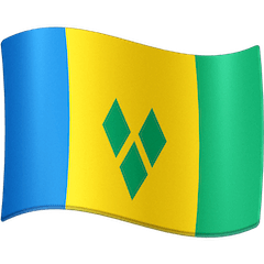 Флаг Сент-Винсента и Гренадин Эмодзи на Facebook