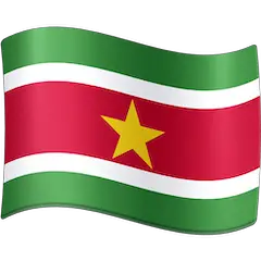 Флаг Суринама Эмодзи на Facebook