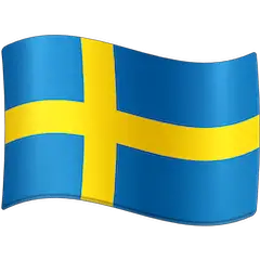 Флаг Швеции Эмодзи на Facebook