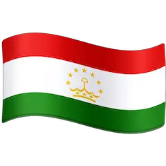 Флаг Таджикистана Эмодзи на Facebook
