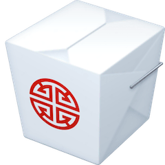 🥡 Takeout Box Emoji on Facebook