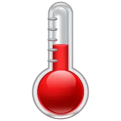Thermometer Emoji on Facebook
